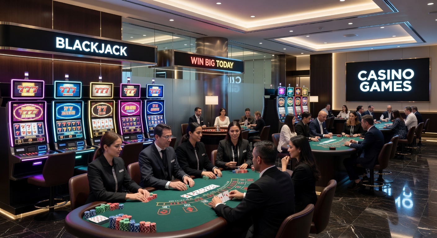 Moderne Online-Casino-Schnittstelle mit verschiedenen Slot-Spielen und Roulette-Tischen auf einem Tablet