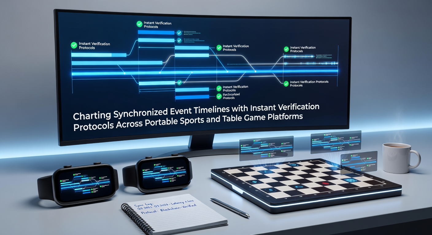 Darstellung synchronisierter Timelines in mobilen Sport- und Spielumgebungen