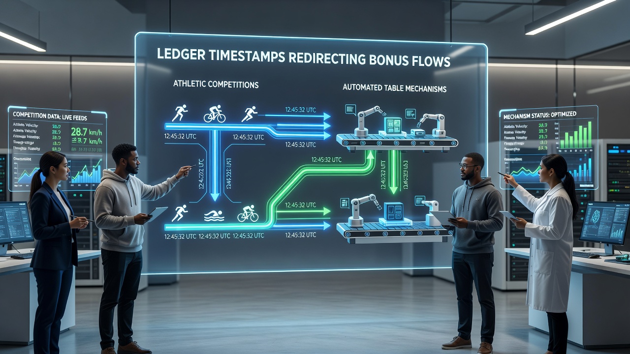 Darstellung von Bonusflussumleitungen zwischen Live-Sportwetten und automatisierten Tischspielen über Ledger-Systeme