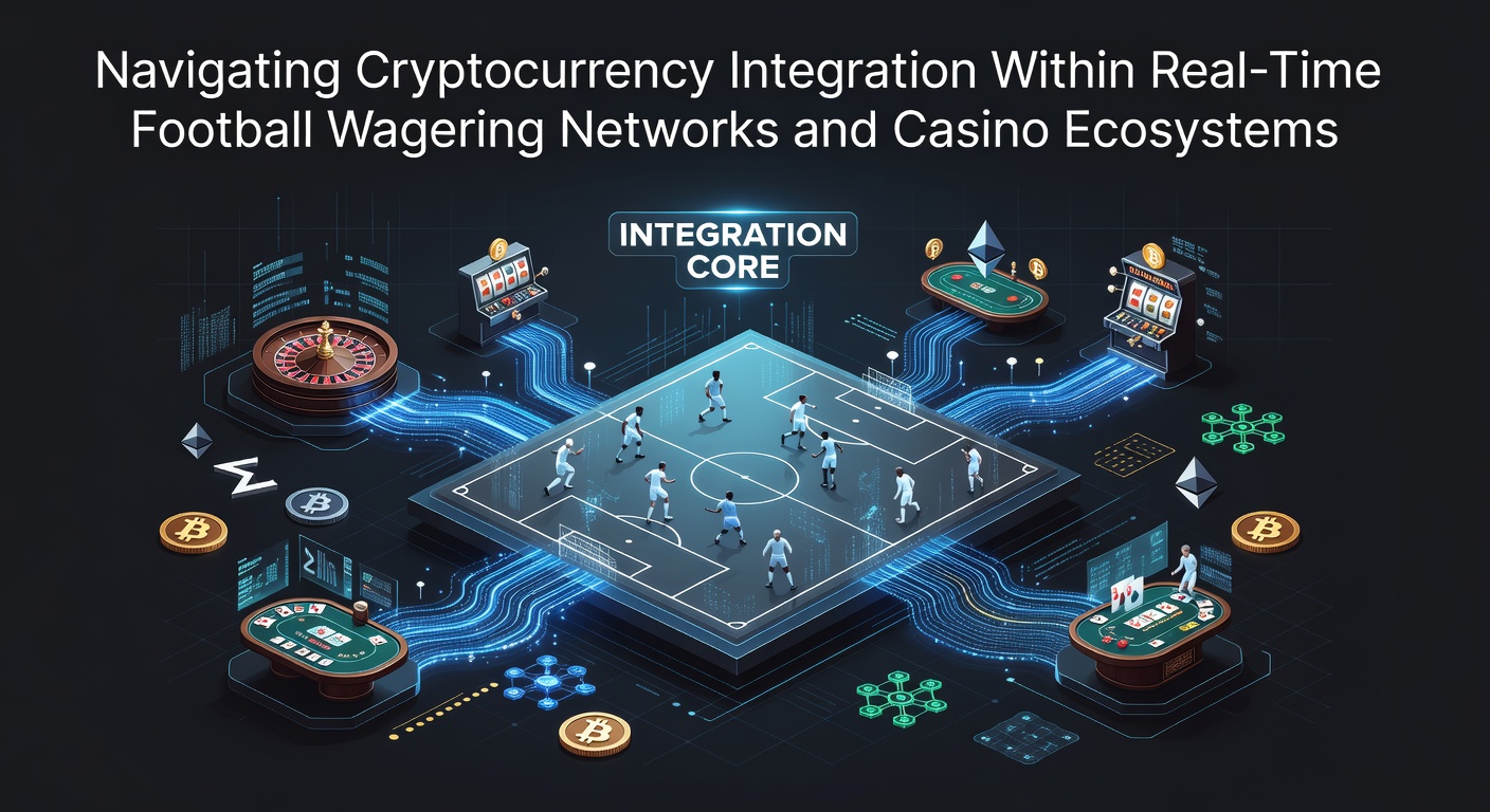 Visualisierung der Kryptowährungsintegration in Live-Fußballwetten und Casino-Netzwerken